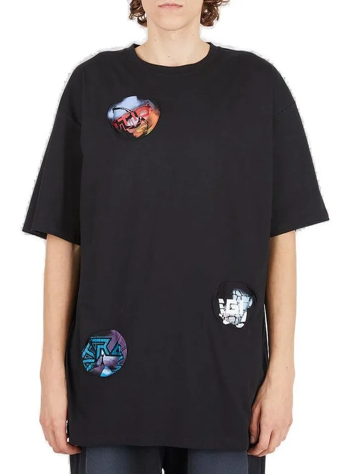 Raf Simons Pockethole Graphic Printed T-Shirt