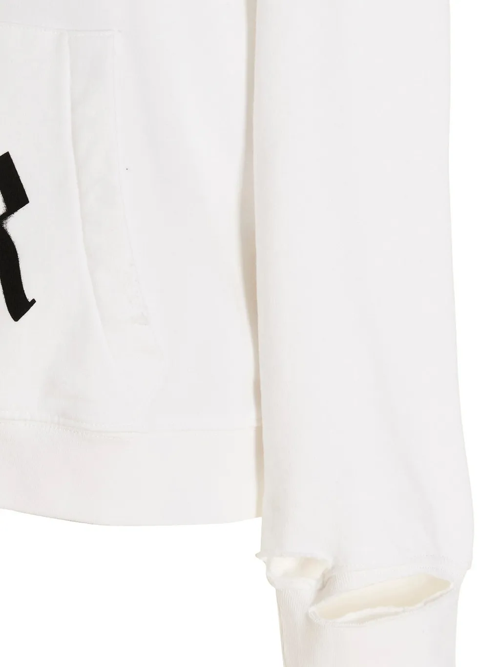 Raf Simons Logo Patch Drawstring Hoodie