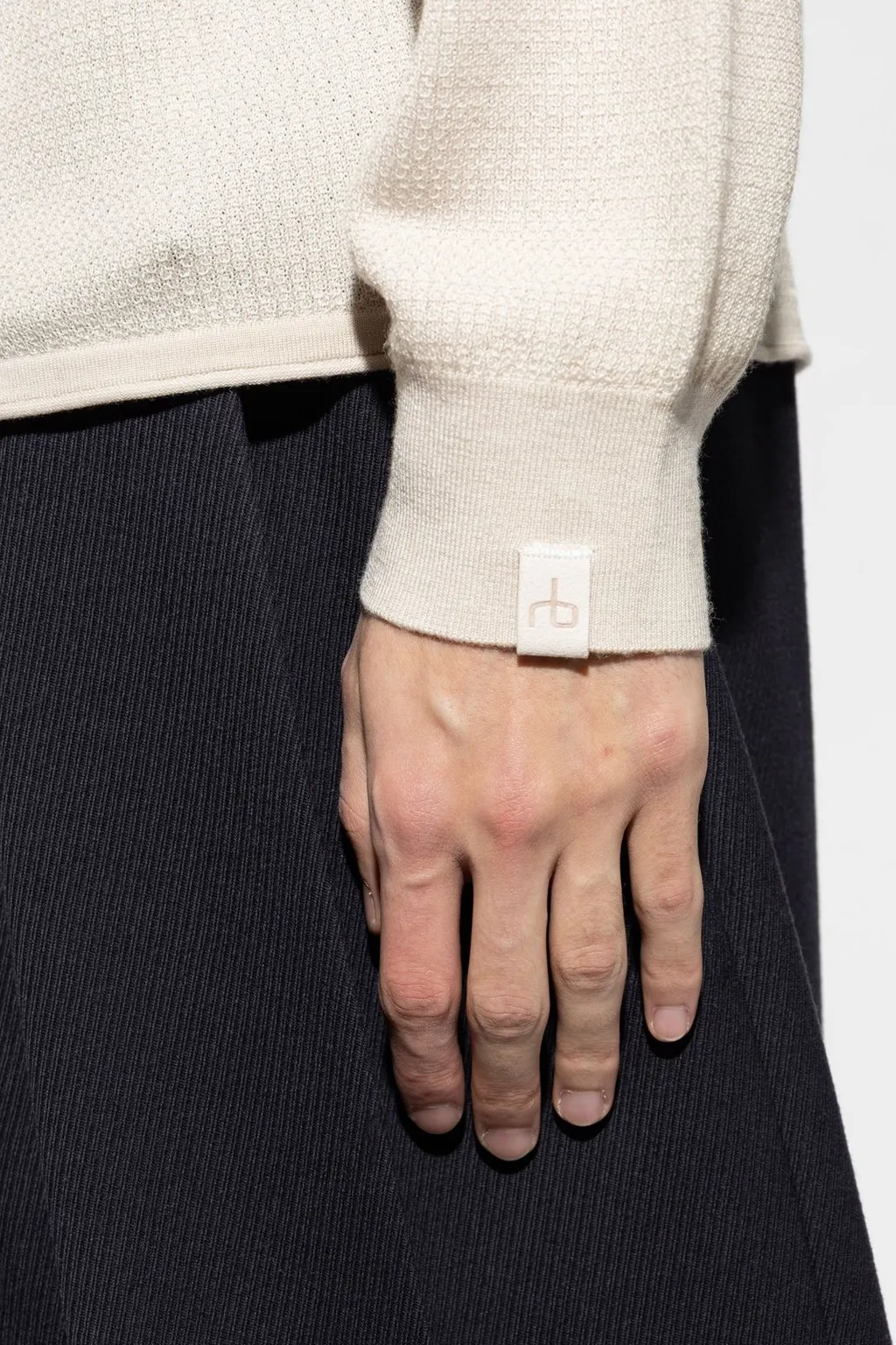 Rag & Bone Textured Crew Neck Knitwear