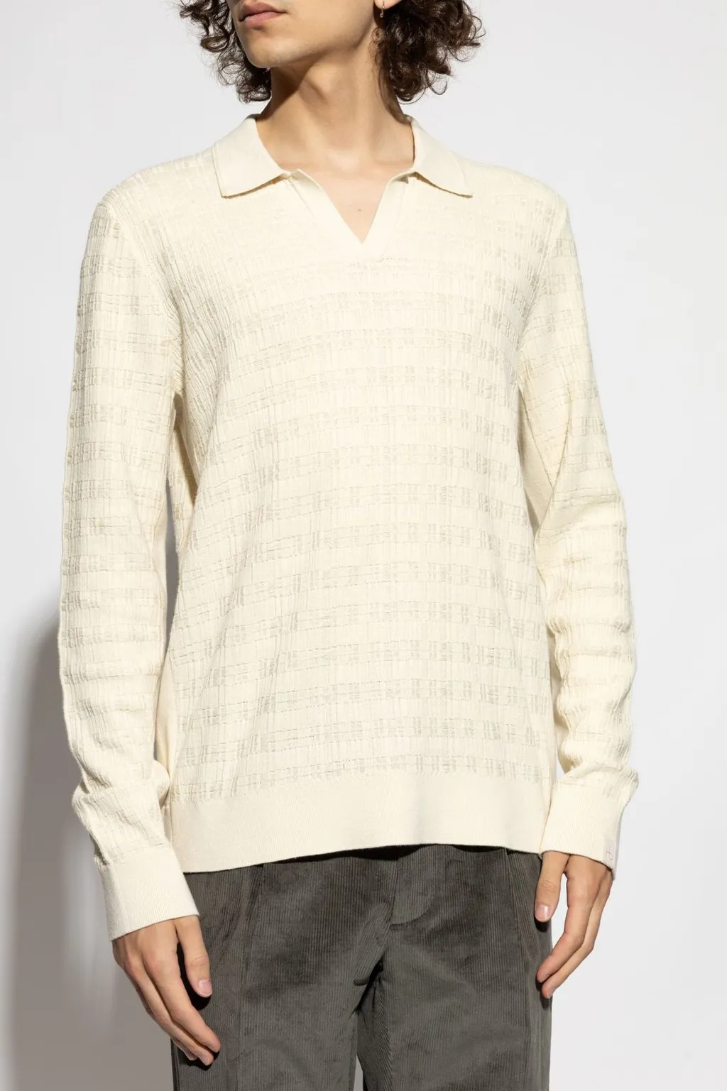 Rag & Bone Long Sleeved Polo Shirt