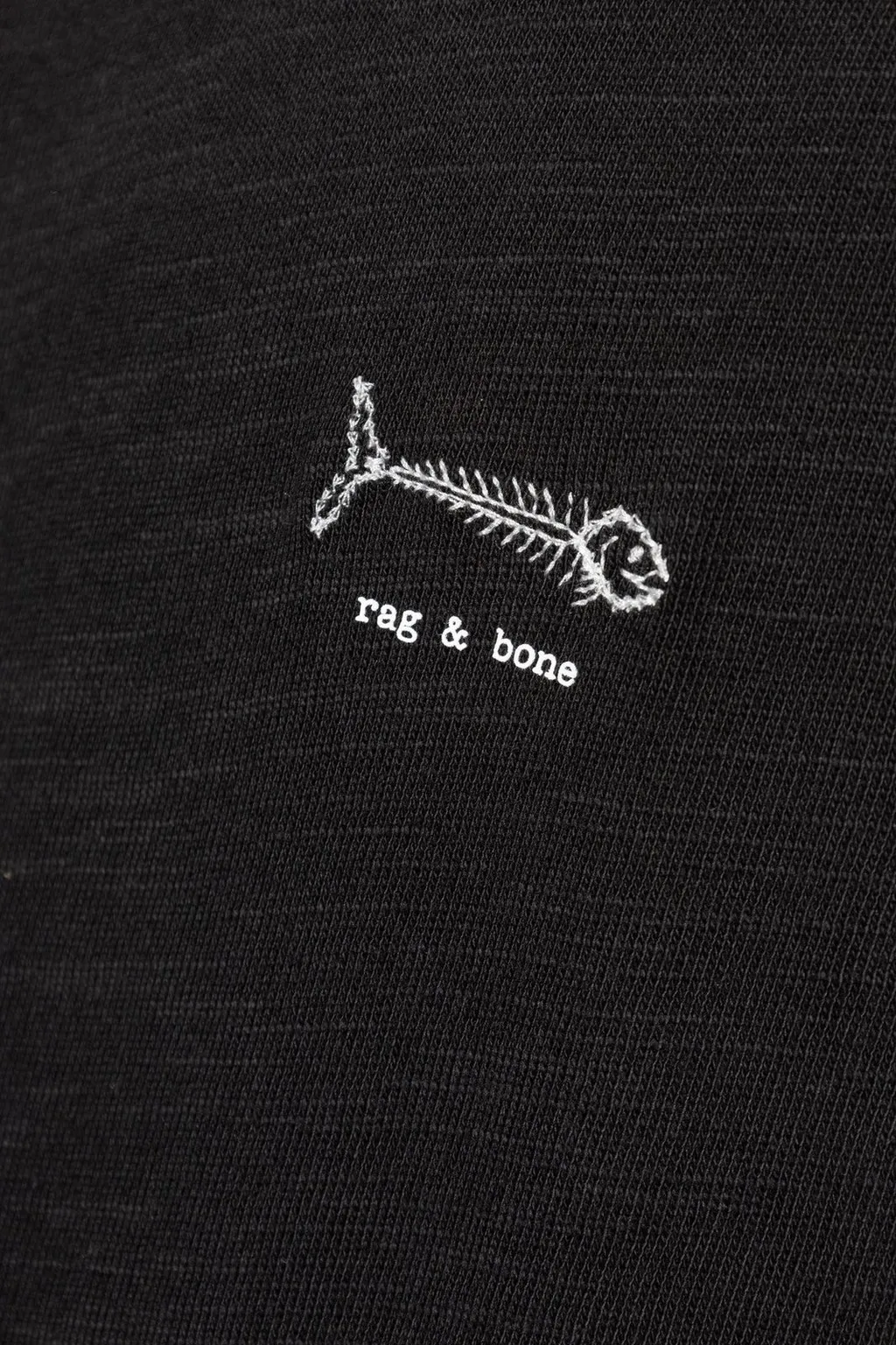 Rag & Bone Logo Embroidered Crewneck T-Shirt