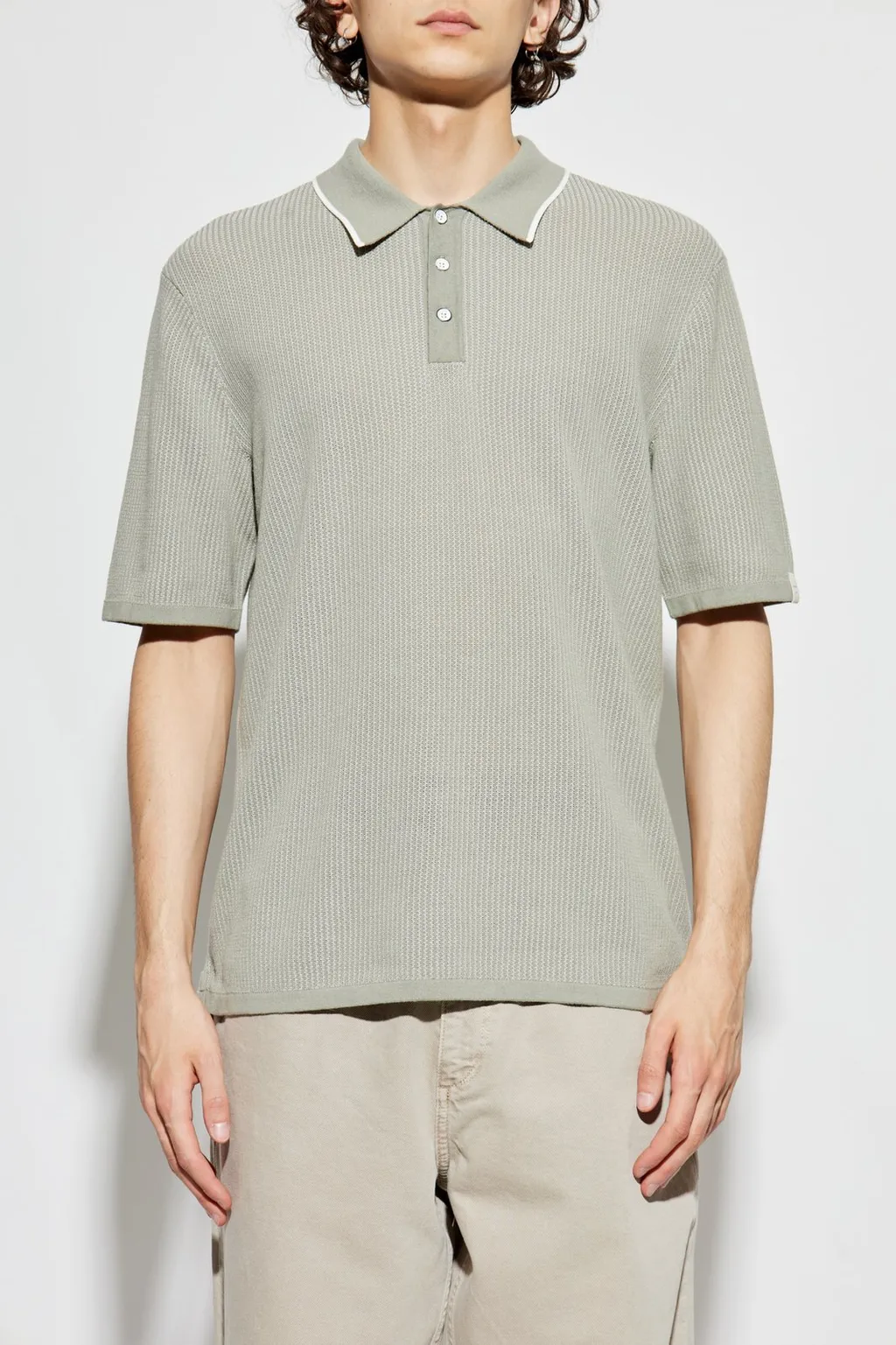 Rag & Bone Short-Sleeved Polo Shirt