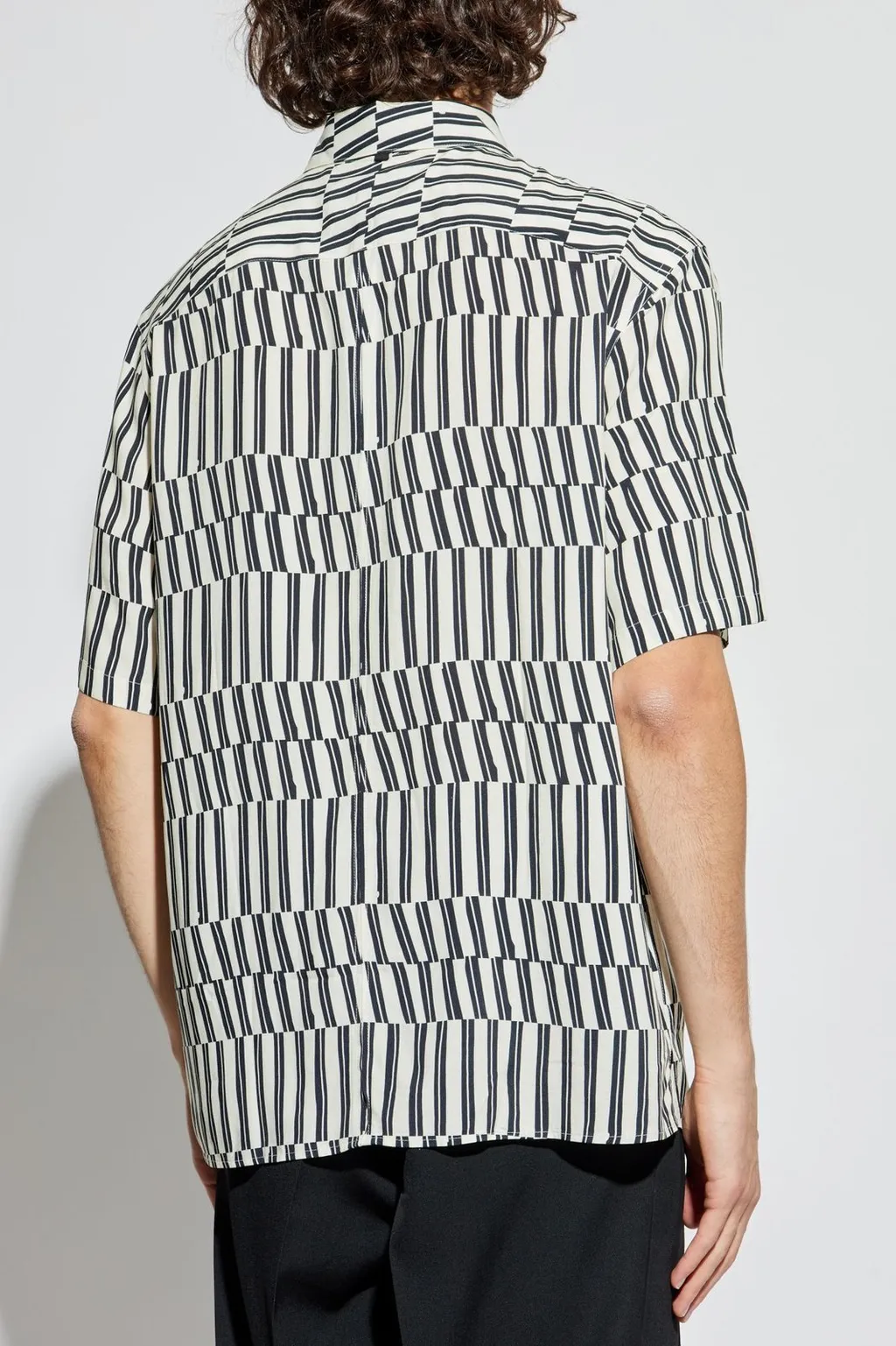 Rag & Bone Striped Short Sleeve Shirt