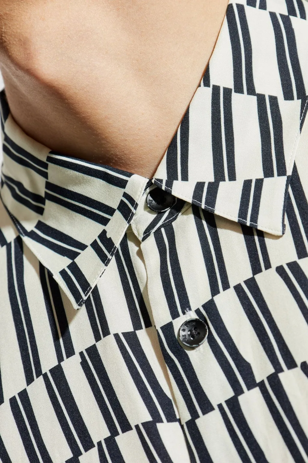 Rag & Bone Striped Short Sleeve Shirt
