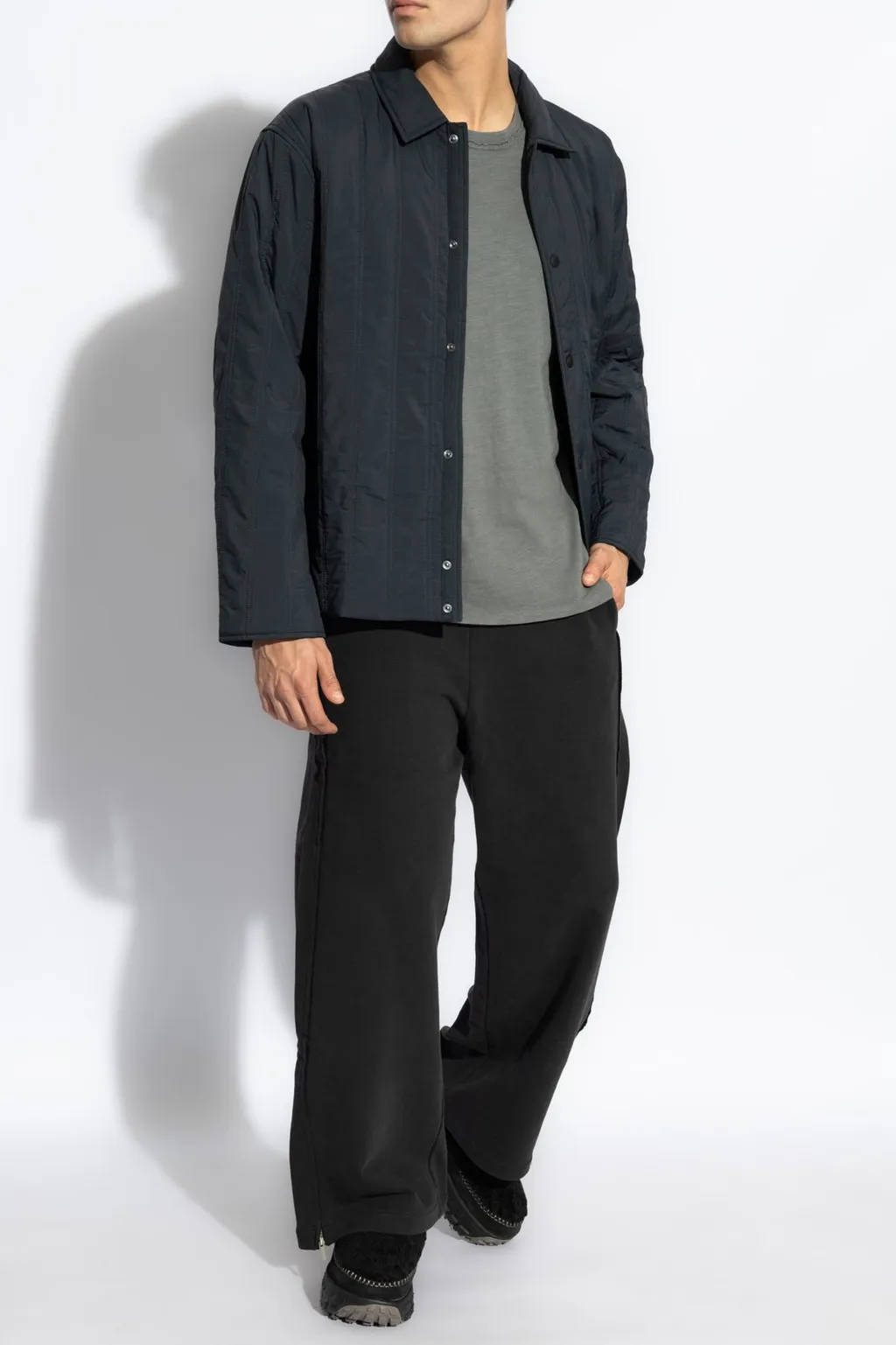 Rag & Bone Quilted Snap-Front Jacket