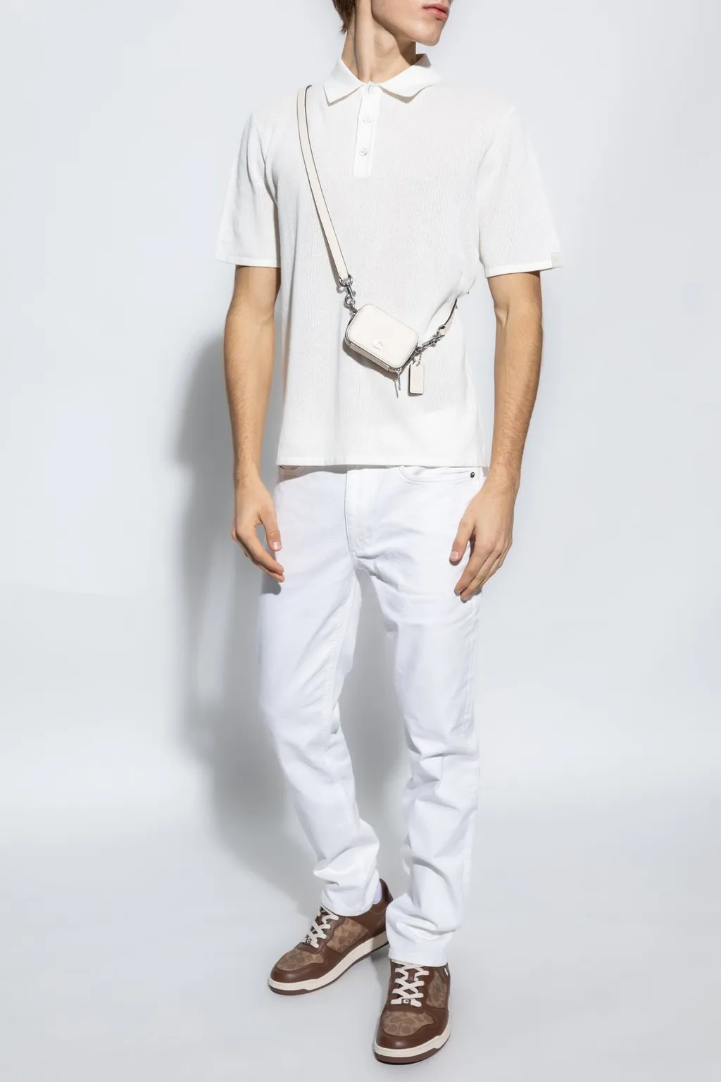 Rag & Bone Classic Textured Polo Shirt