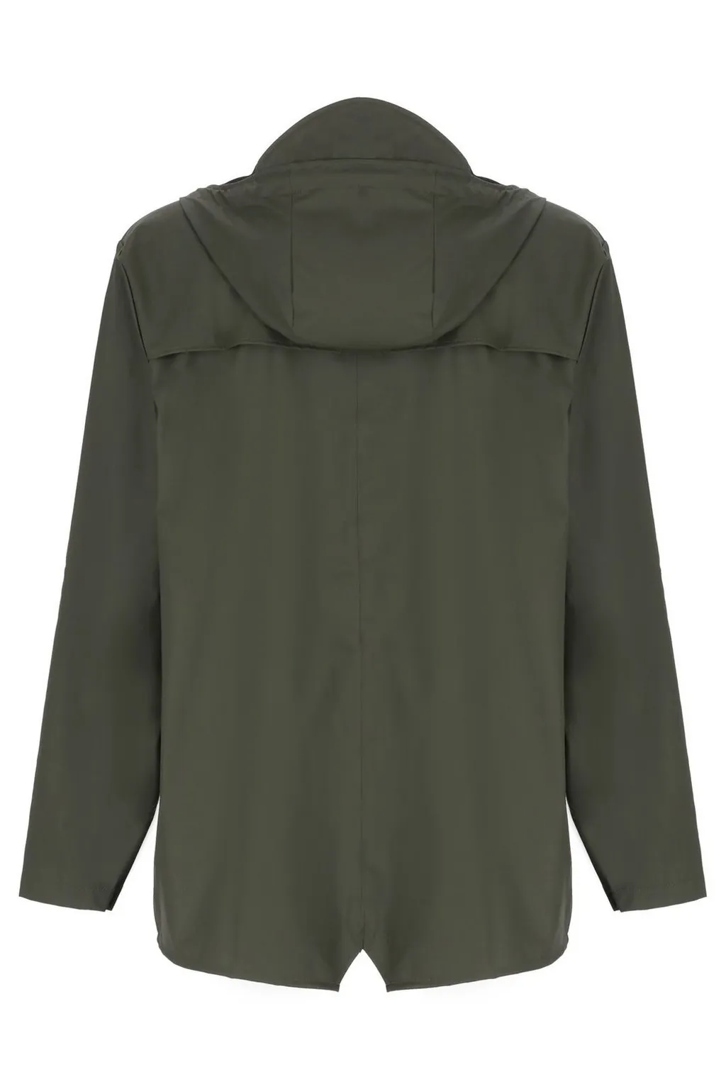Rains Fishtail Hem Hooded Rain Jacket