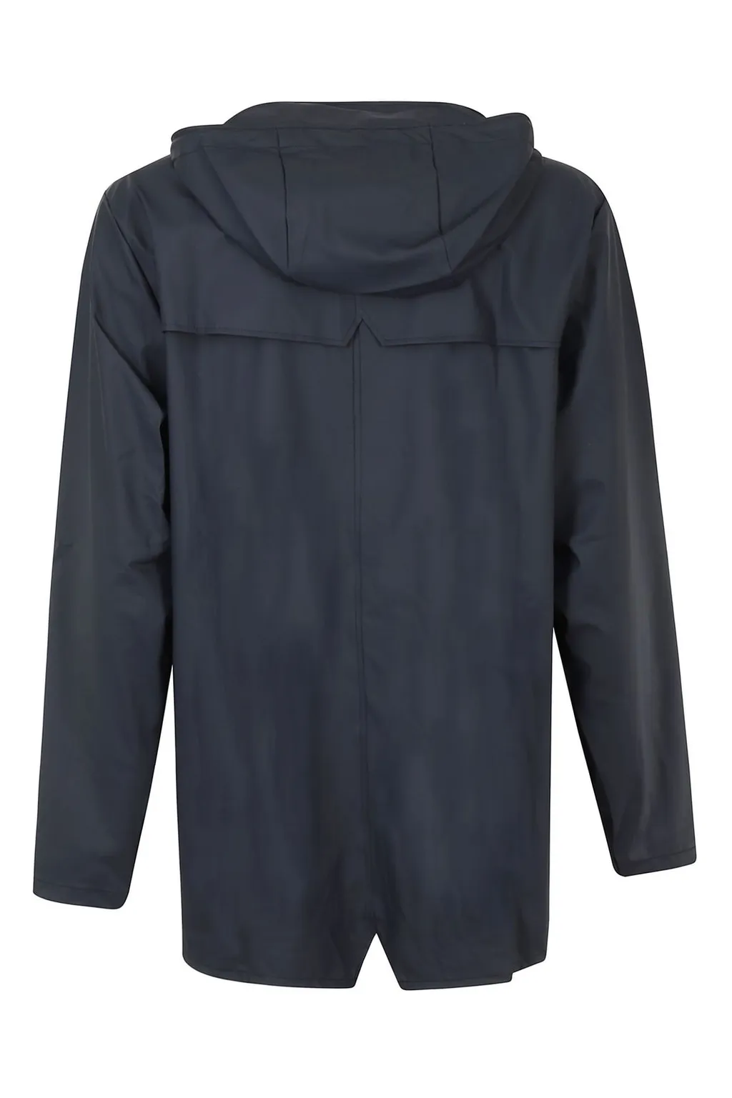 Rains Fishtail Hem Hooded Rain Jacket