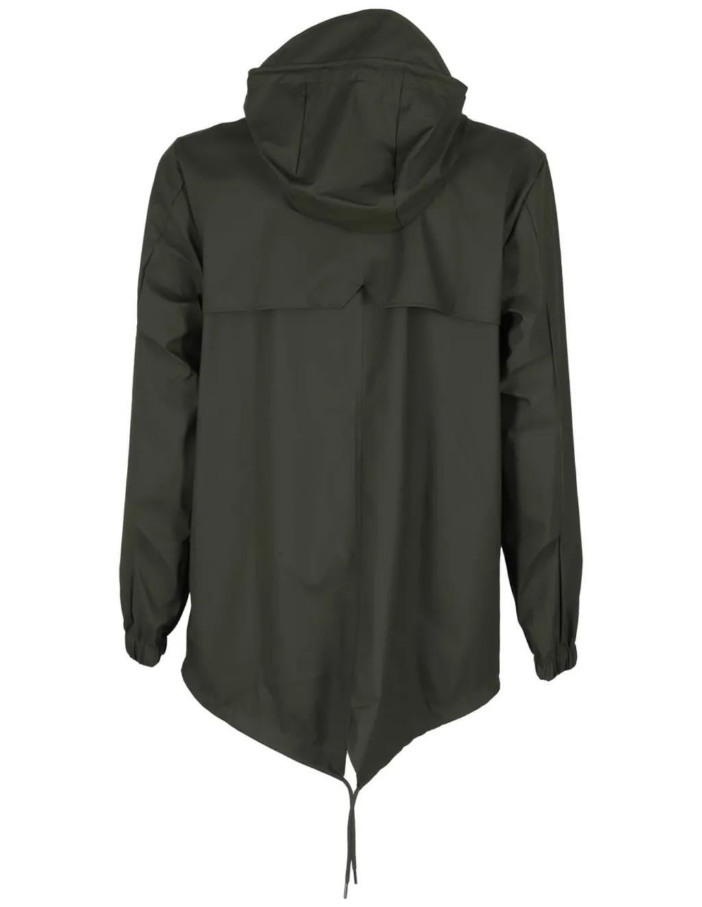 Rains Fishtail Drawstring Hooded Coat