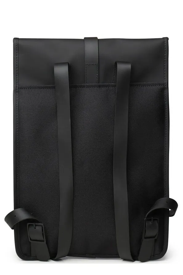 Rains Logo Embossed Buckle Fastened Backpack