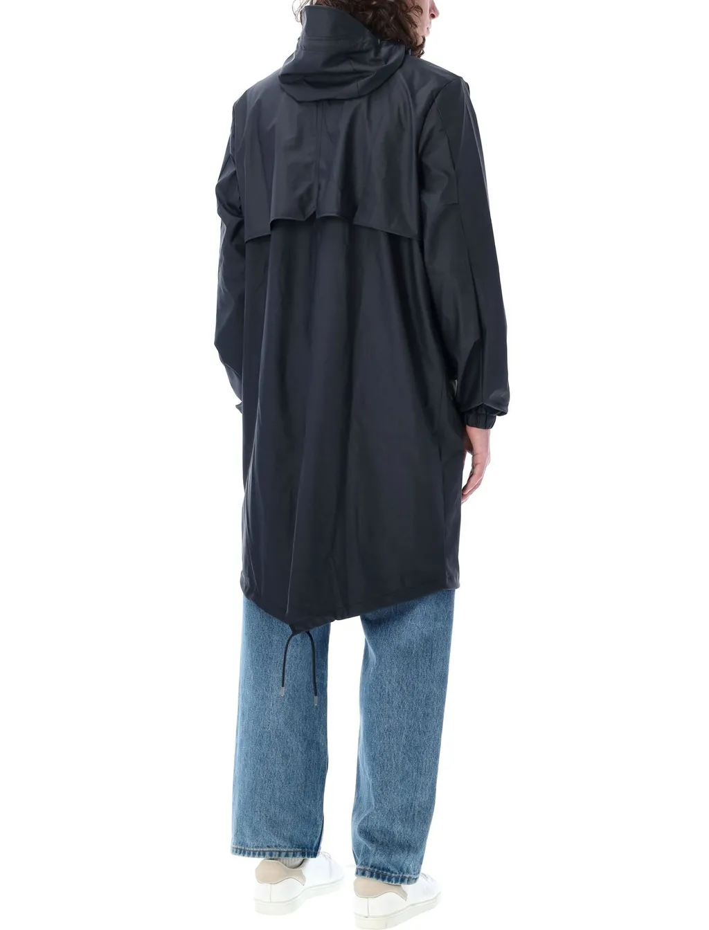 Rains Fishtail Drawstring Hooded Coat