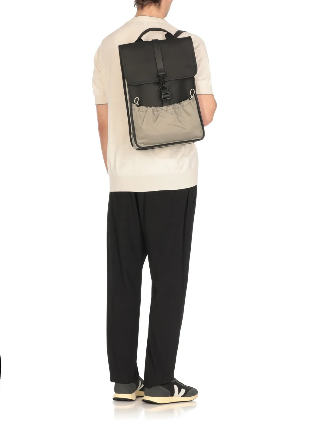 Rains Mini Mix Foldover Top Backpack