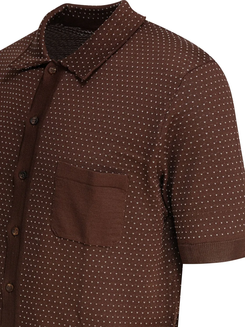 Rakki Patterned Button-Down Shirt