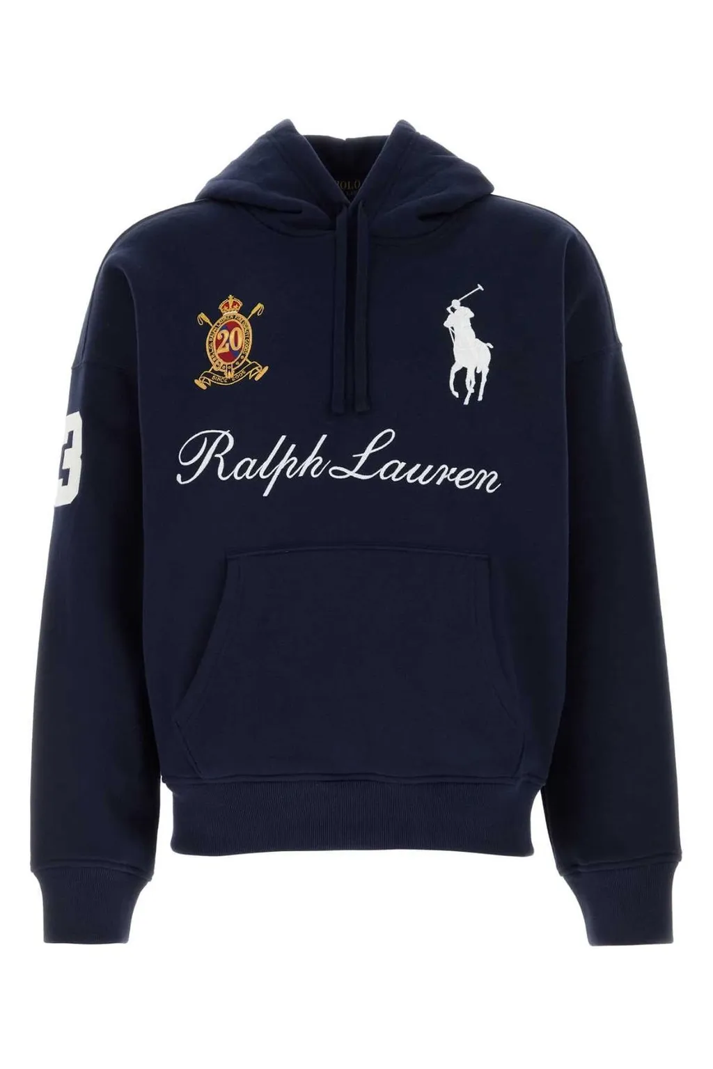 Ralph Lauren Logo Printed Drawstring Hoodie