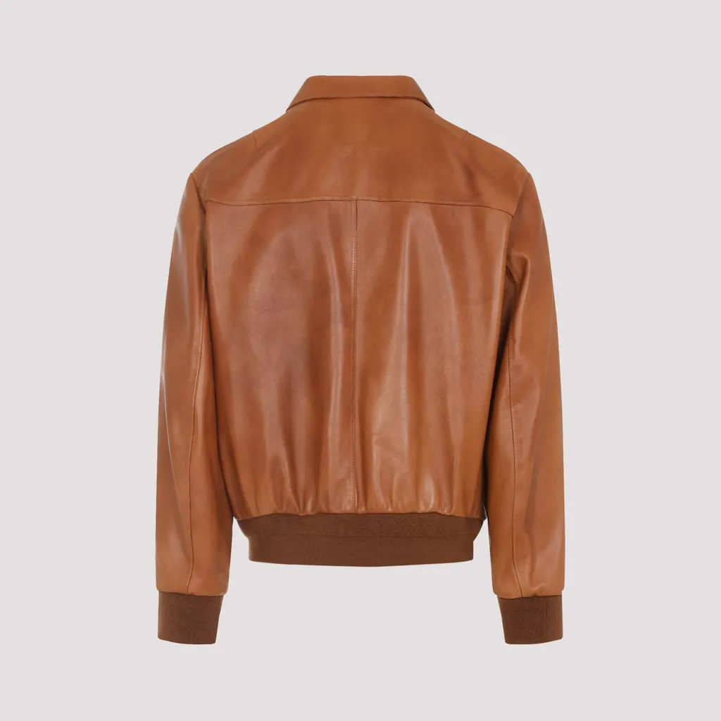 Ralph Lauren Purple Label Lamb Leather Jacket