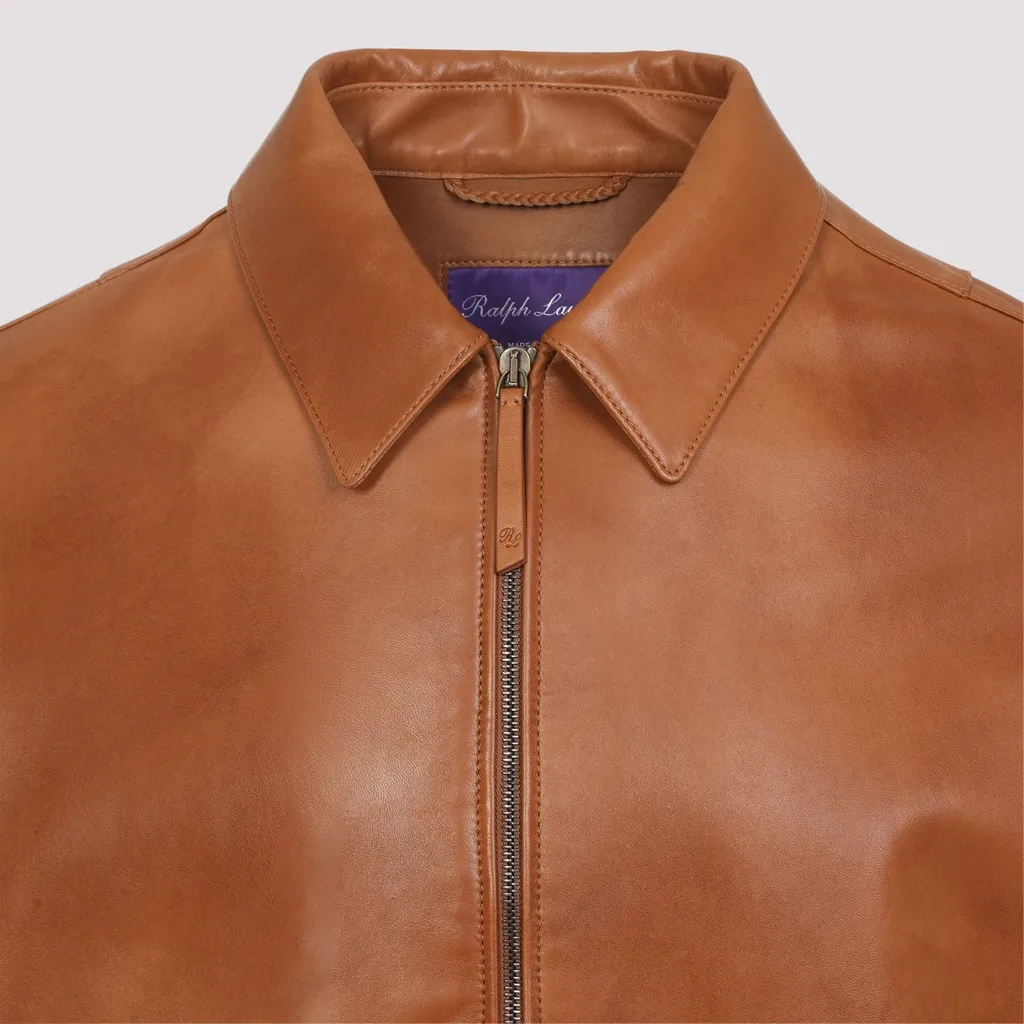 Ralph Lauren Purple Label Lamb Leather Jacket