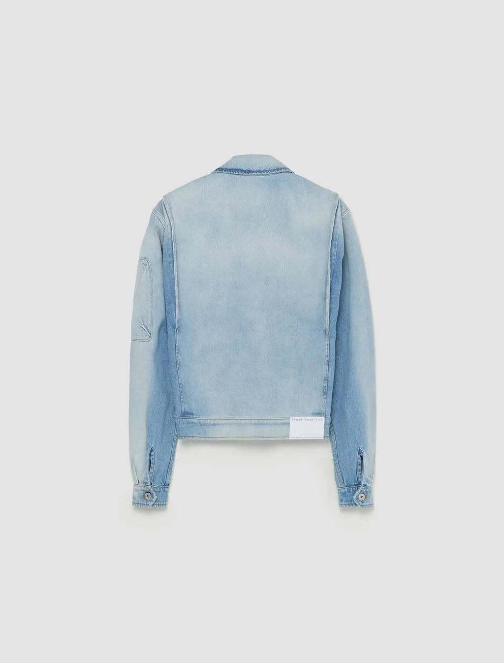 Random Identities Zipped Denim Jacket
