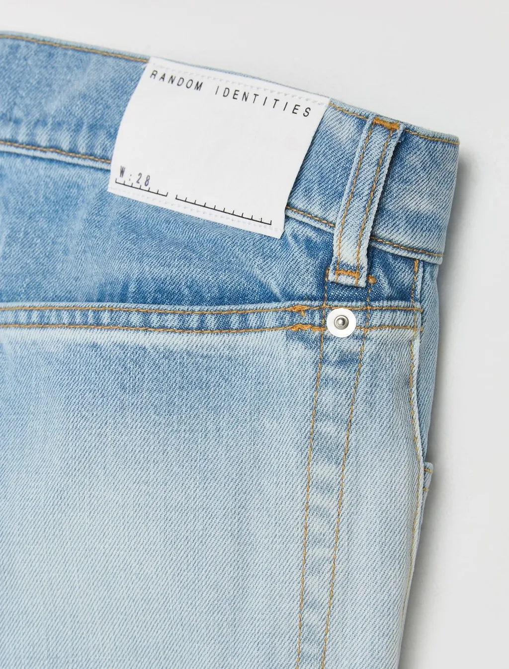 Random Identities Cut-Out Straight Jeans