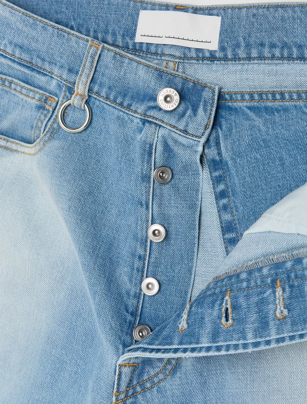 Random Identities Cut-Out Straight Jeans