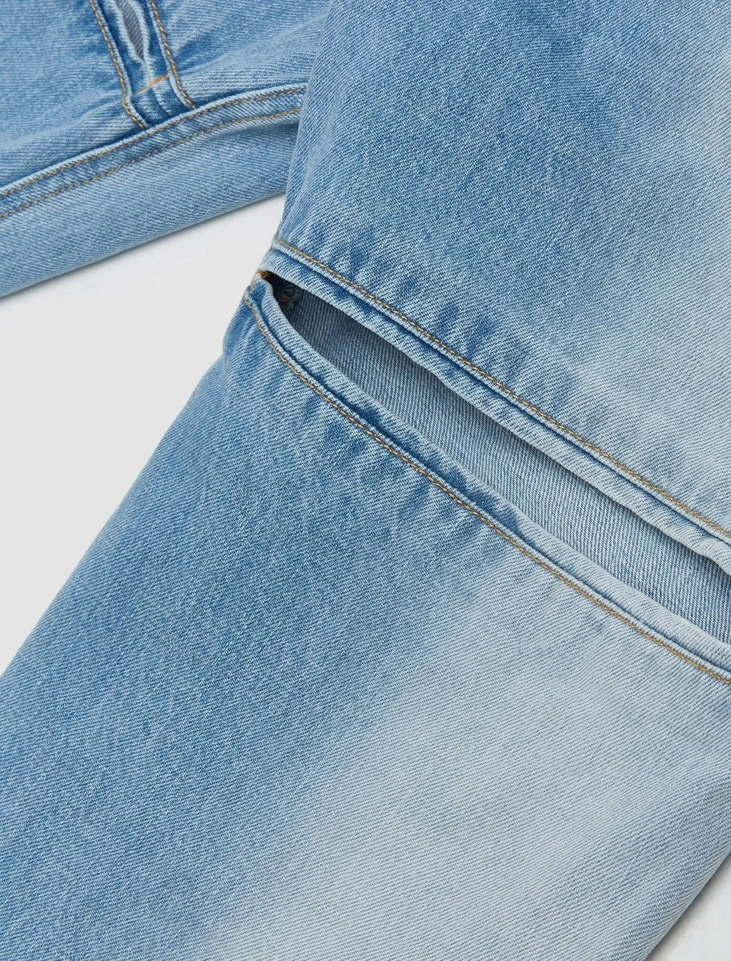 Random Identities Cut-Out Straight Jeans