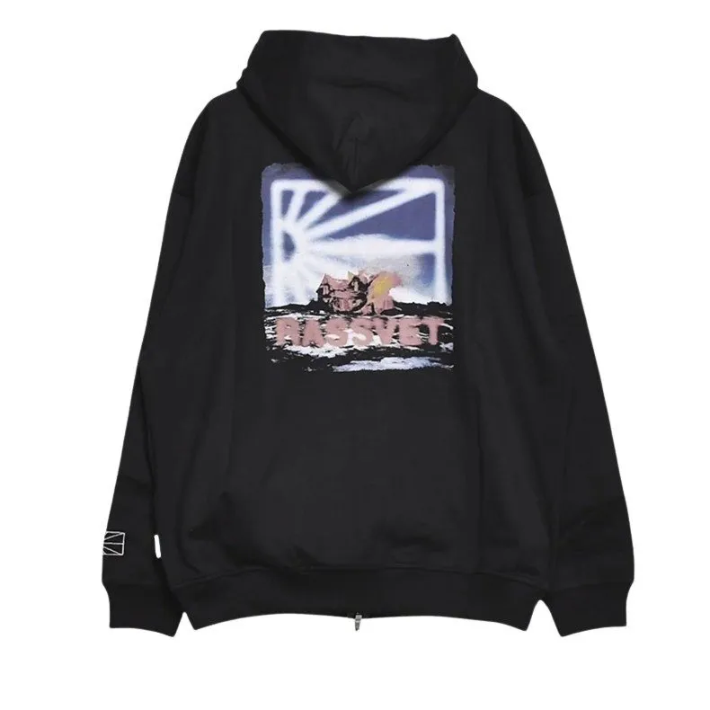 Rassvet Graphic Zip Hoodie Sweater