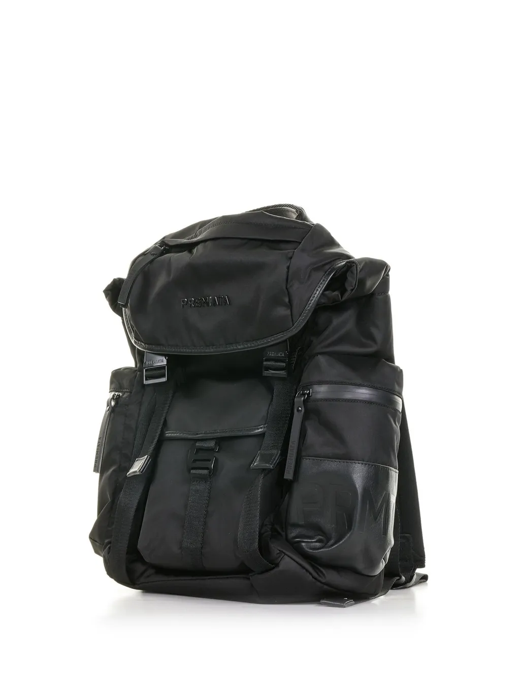 Premiata Booker Logo Plaque Buckled Backpack