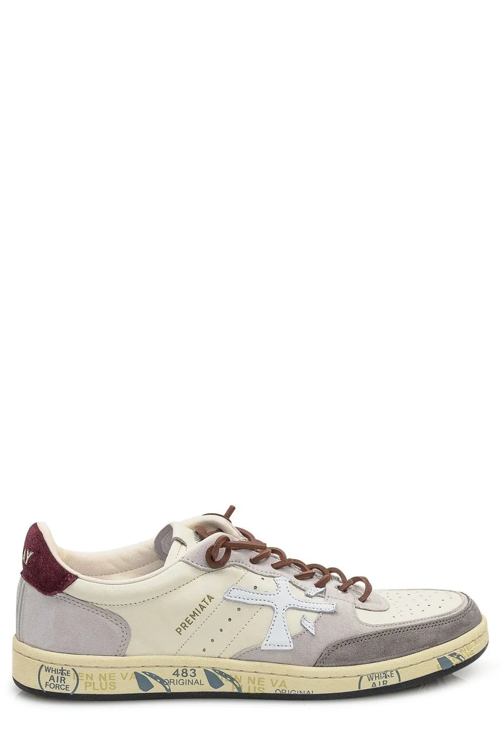 Premiata Bsktclay Lace-Up Sneakers