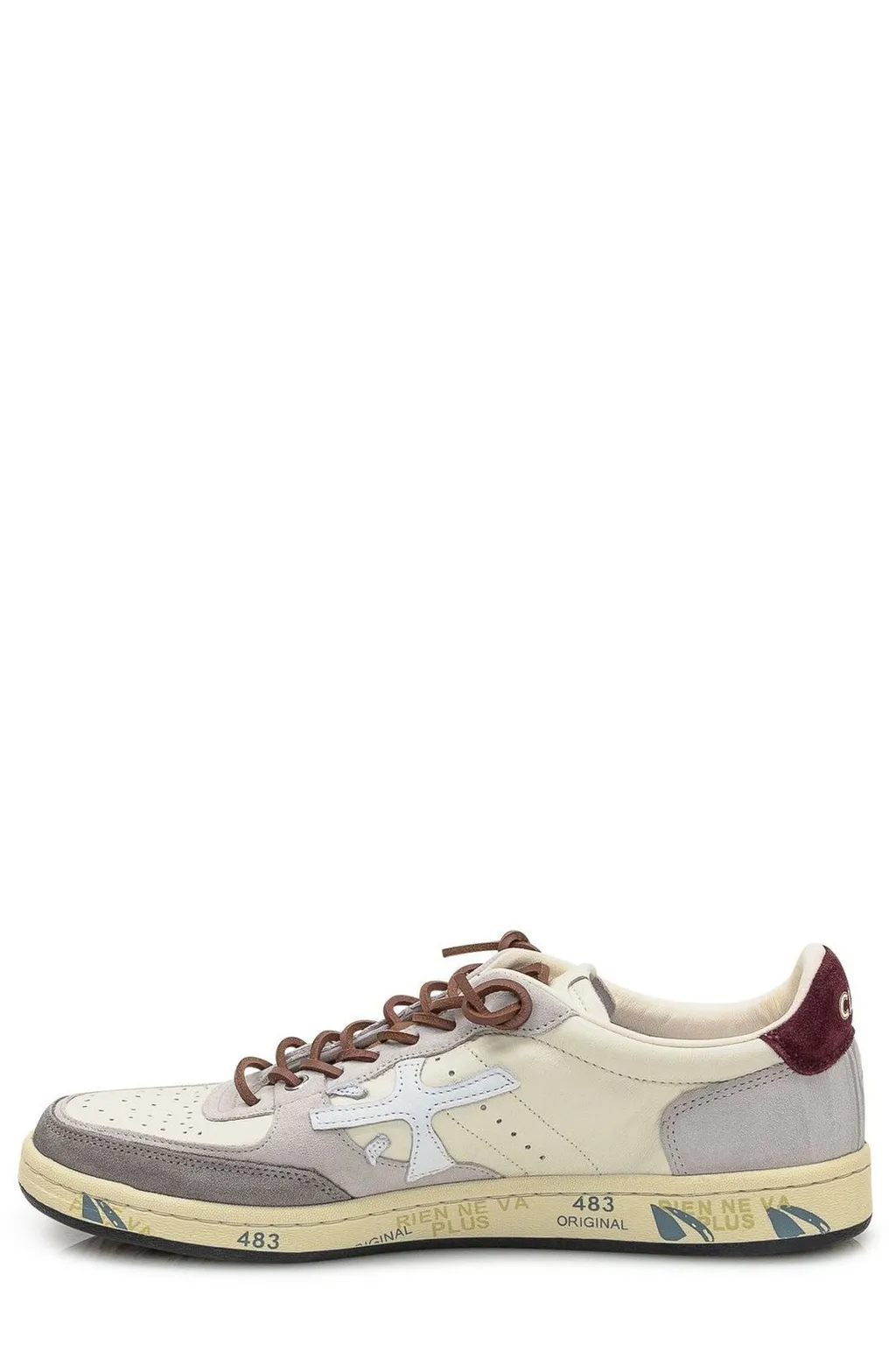 Premiata Bsktclay Lace-Up Sneakers