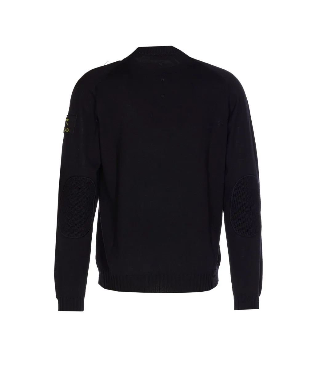 Premiata Logo Patch Crewneck Jumper