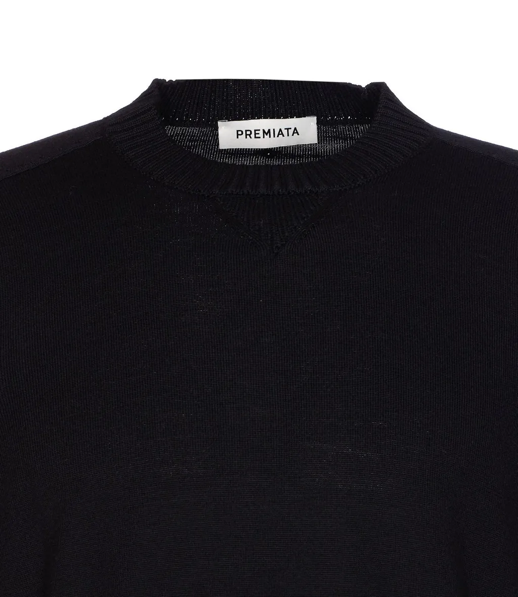 Premiata Logo Patch Crewneck Jumper
