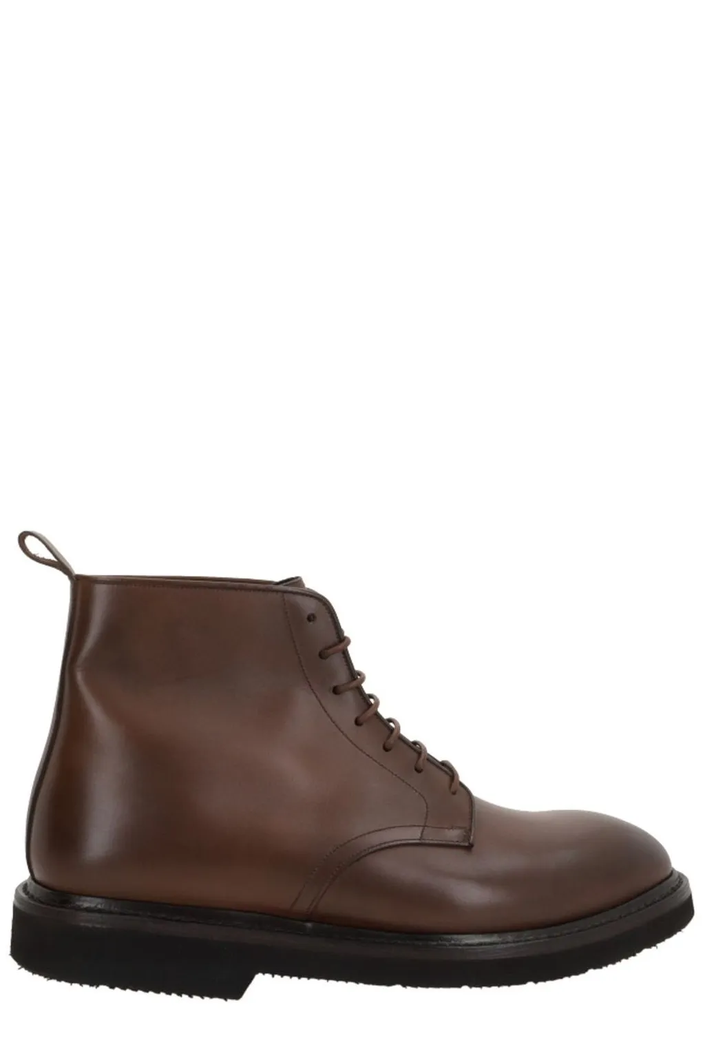 Premiata Round Toe Lace-Up Boots