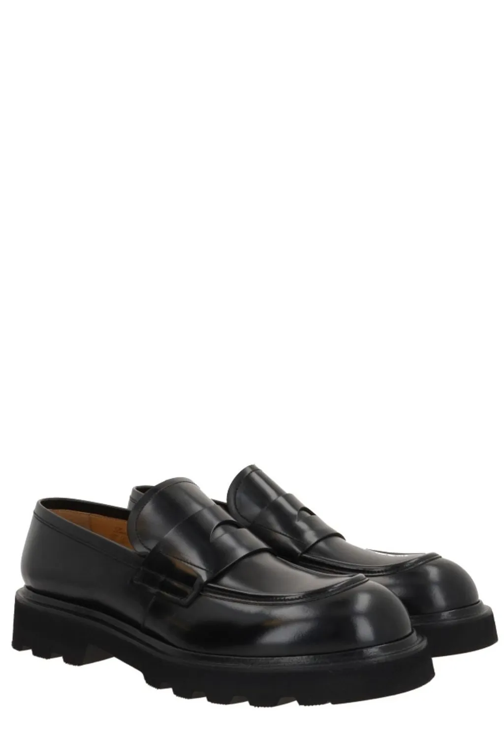 Premiata Round Toe Slip-On Loafers