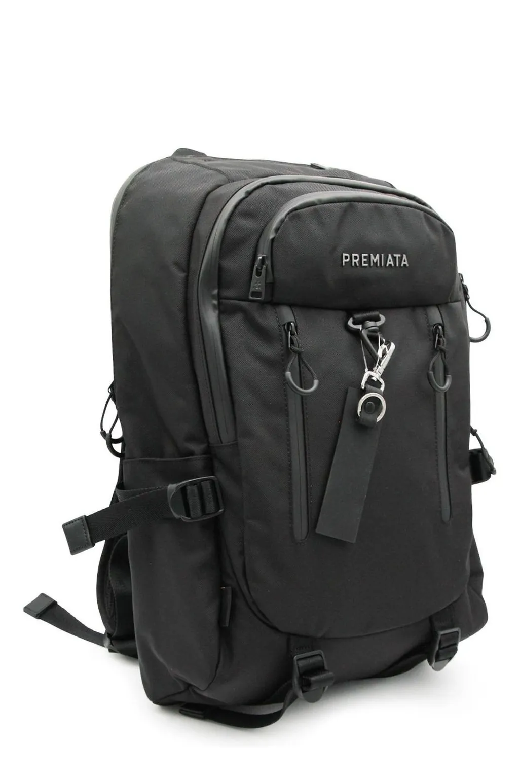 Premiata Logo Lettering Zipped Backpack