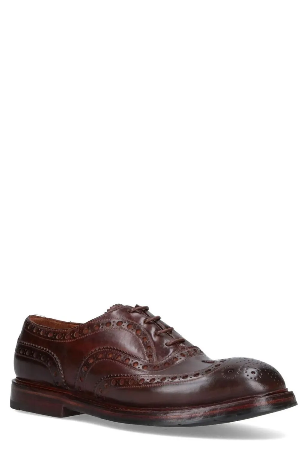 Premiata Round-Toe Derby Lace-Up Shoes