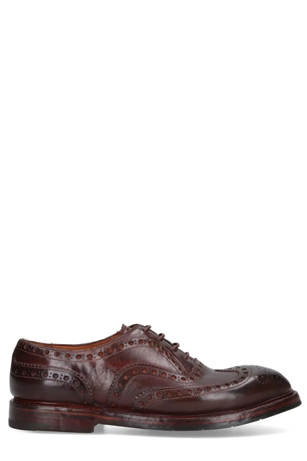 Premiata Round-Toe Derby Lace-Up Shoes