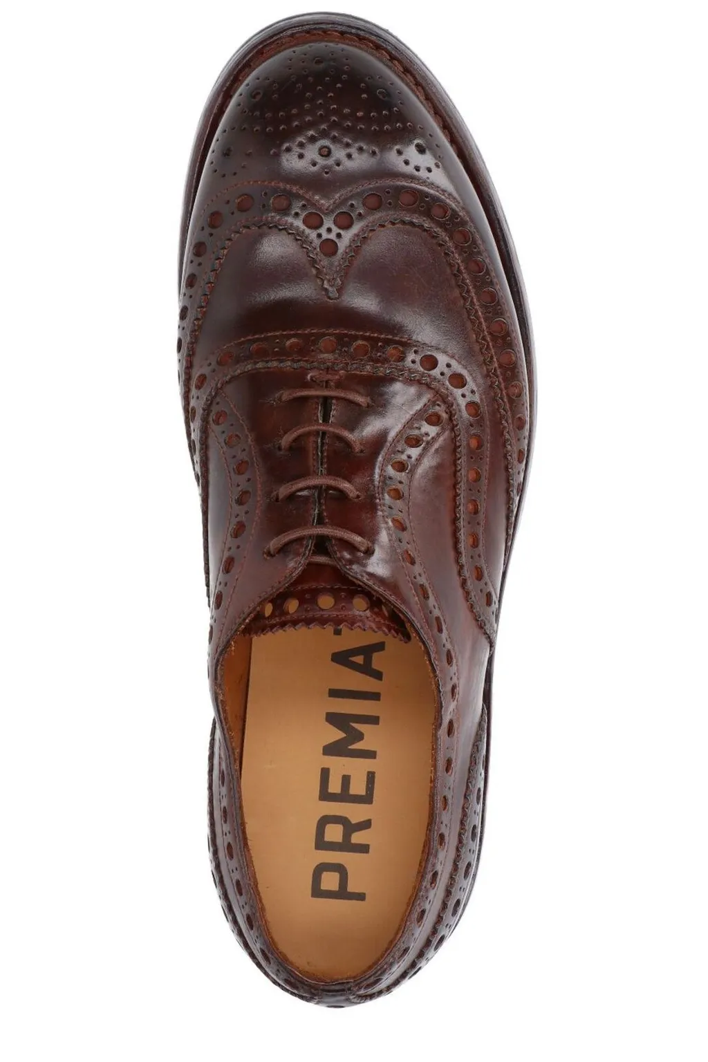 Premiata Round-Toe Derby Lace-Up Shoes
