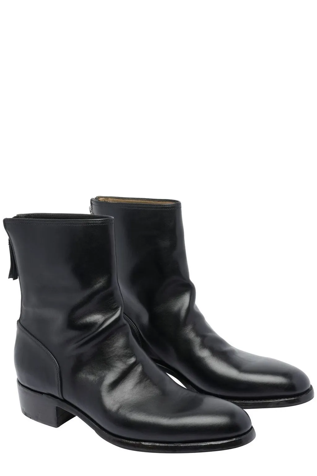 Premiata Round Toe Zipped Boots