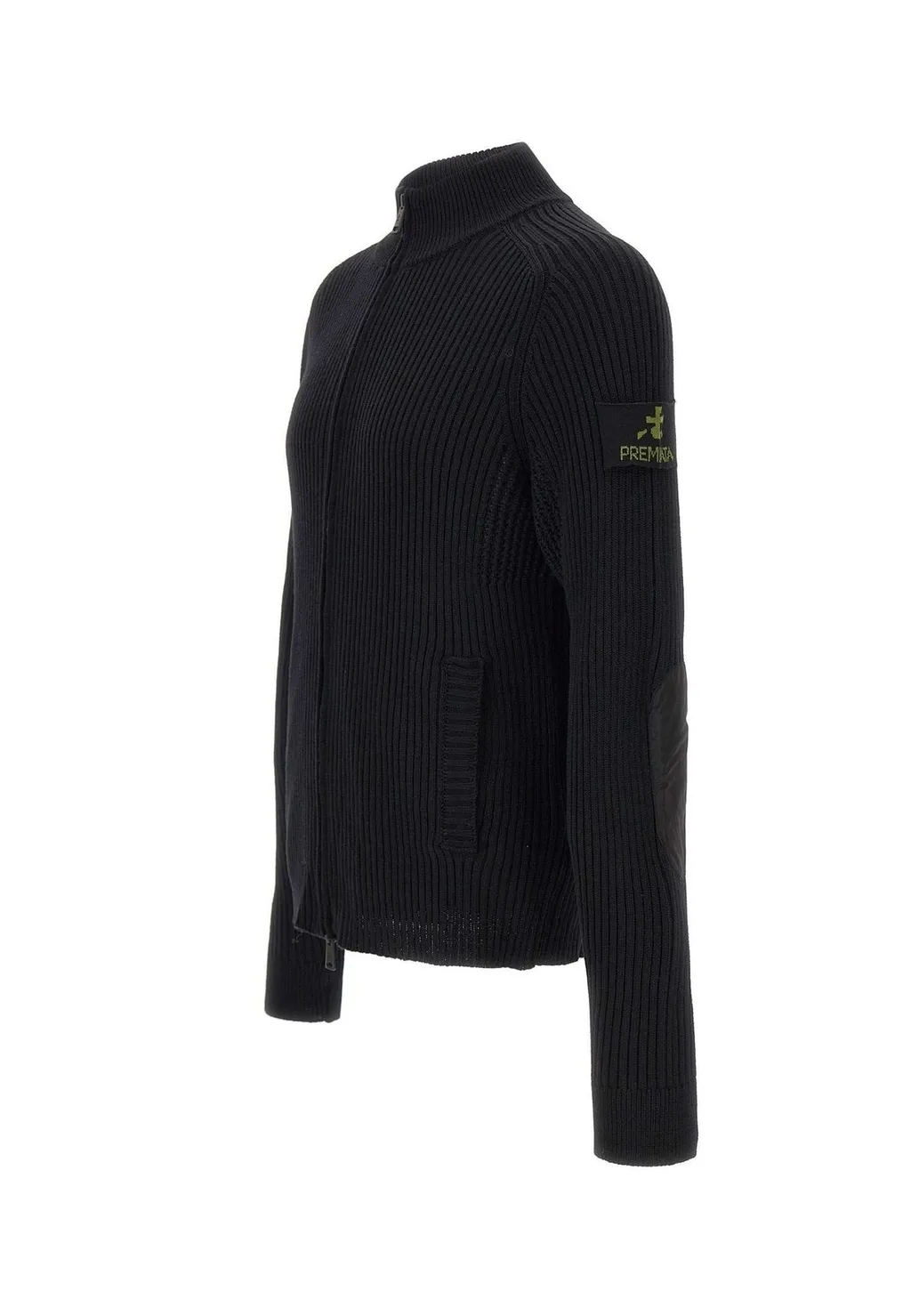 Premiata Ribbed Zip-Up Cardigan
