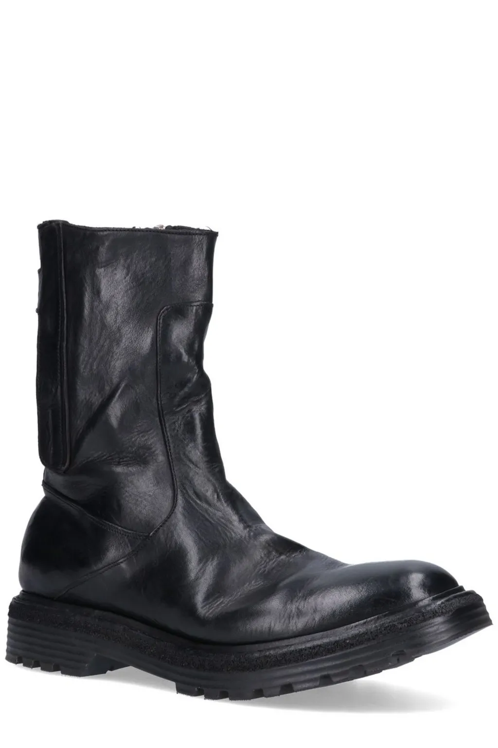 Premiata Round Toe Ankle Boots