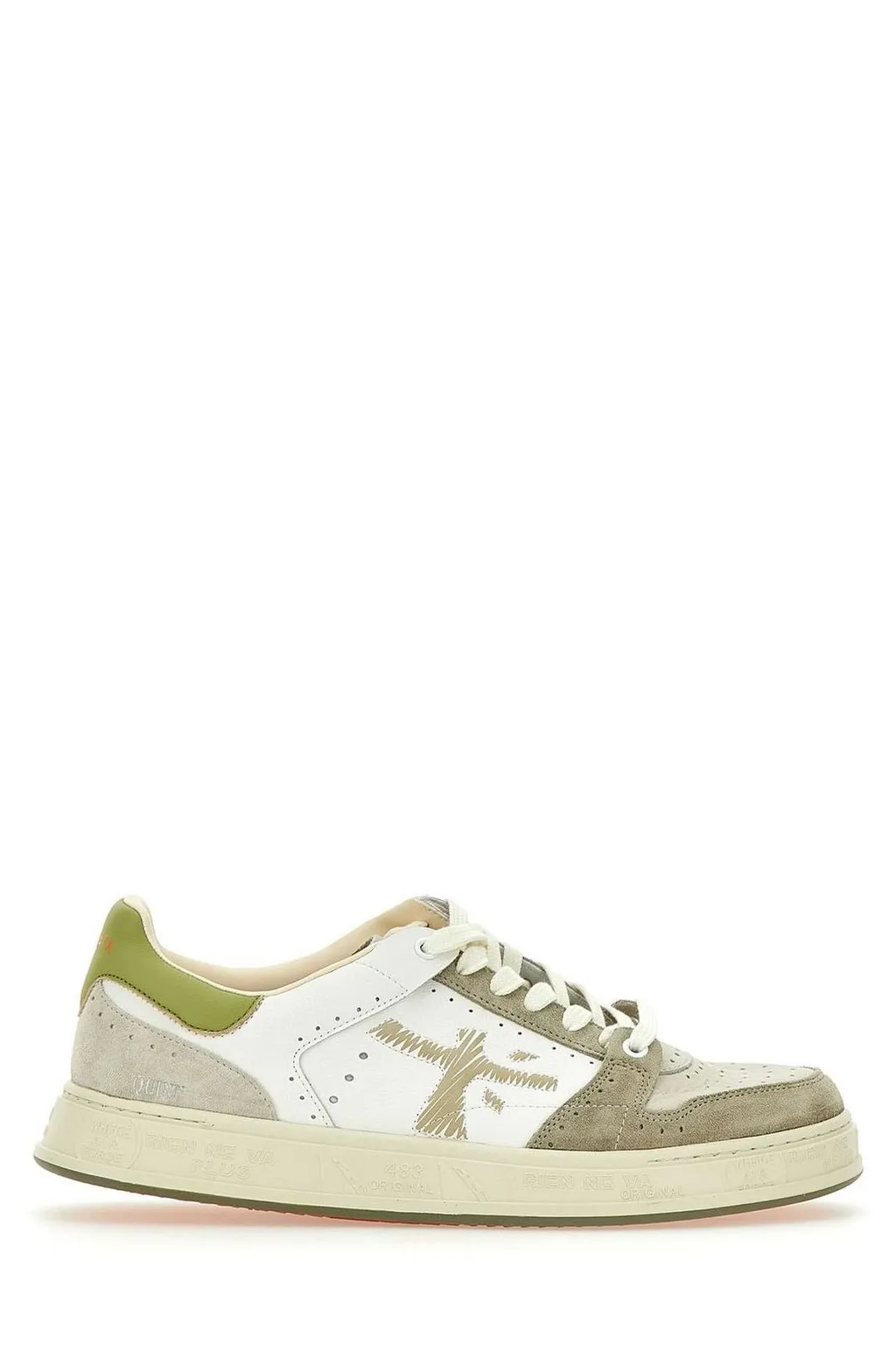 Premiata Round Toe Lace-Up Sneakers