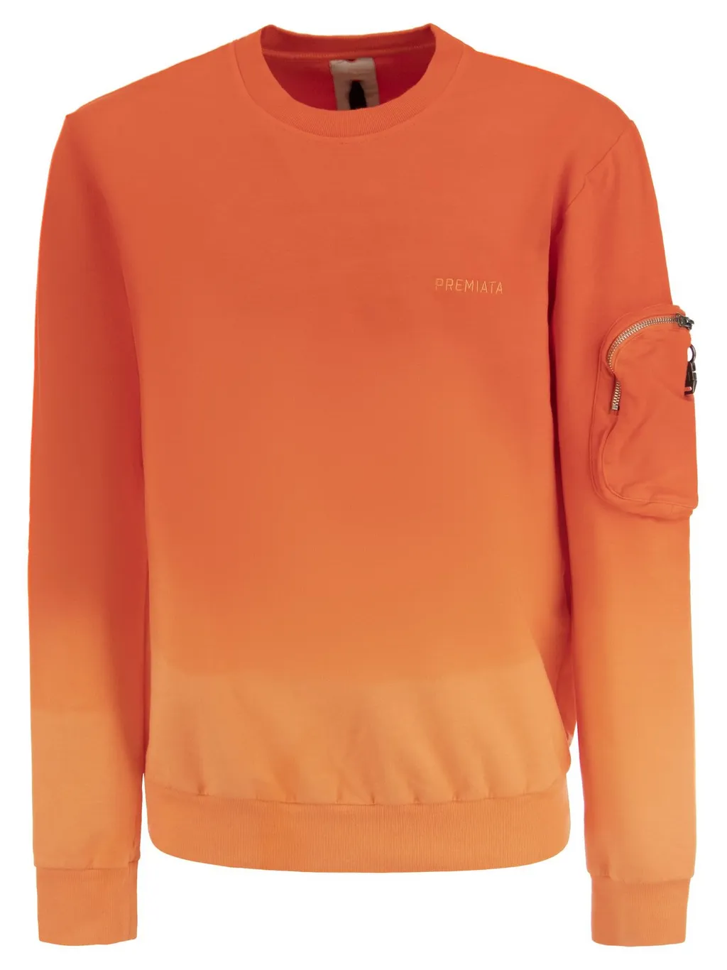 Premiata Logo-Printed Gradient Crewneck Sweatshirt