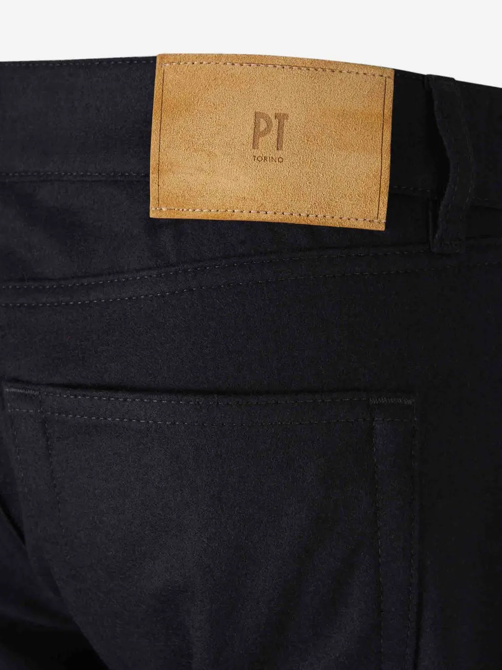 Pt Torino Denim Flannel Trousers