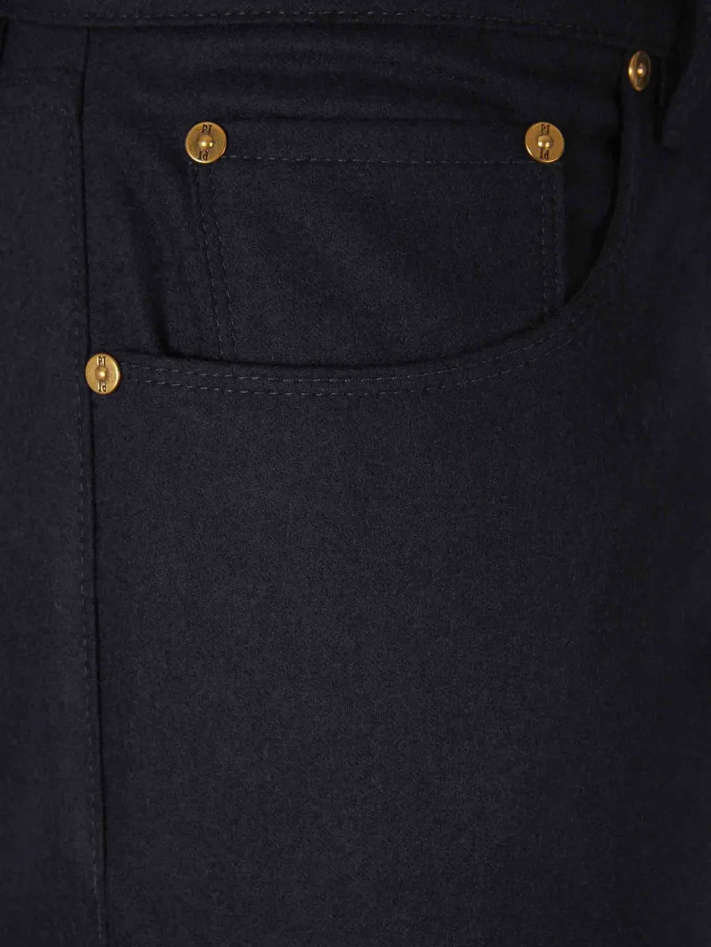 Pt Torino Denim Flannel Trousers