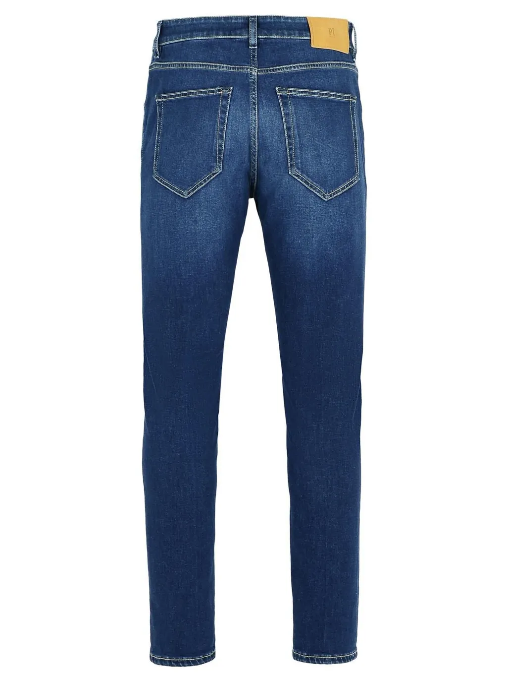 Pt05 Contrast-Stitching Denim Jeans