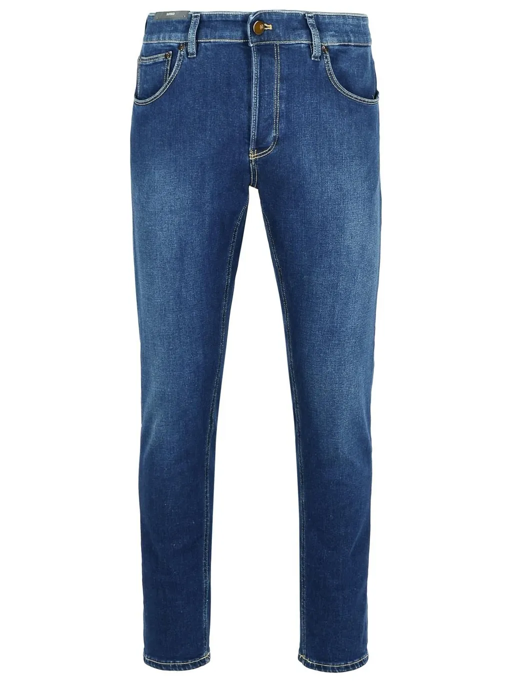 Pt05 Contrast-Stitching Denim Jeans