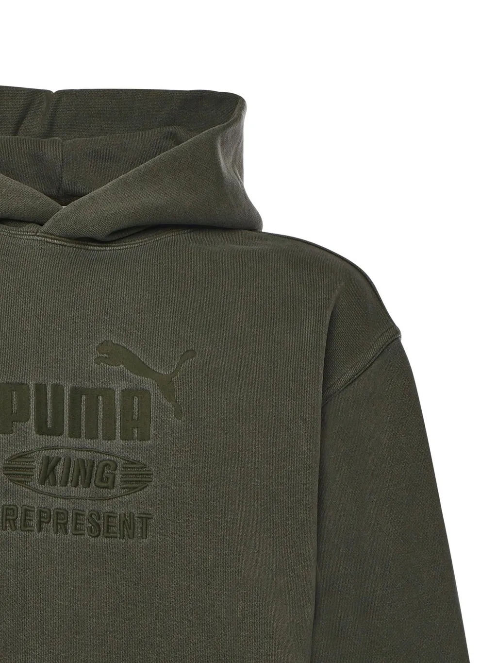 Puma X Represent Logo Embroderied Hoodie