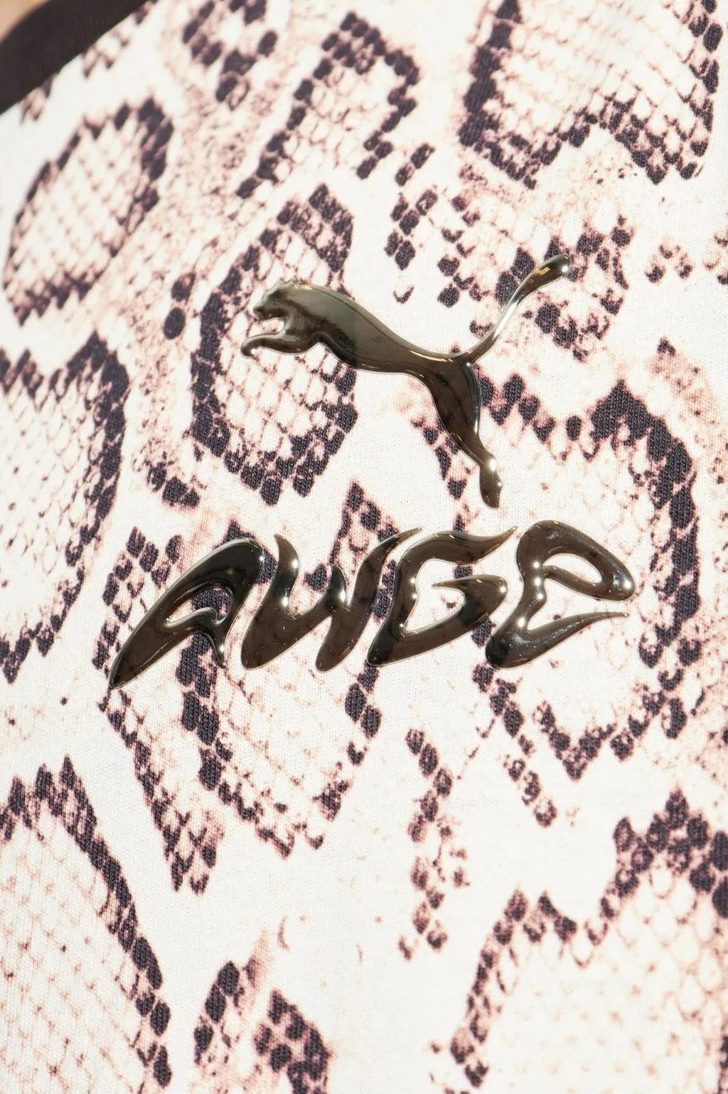 Puma X A$Ap Rocky Leopard Printed Crewneck T-Shirt
