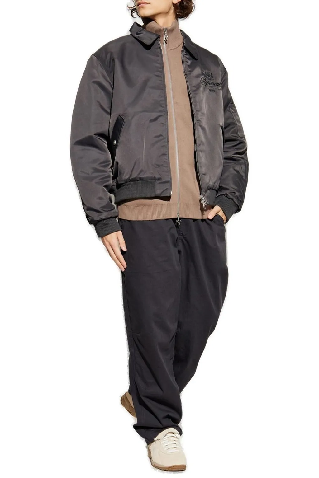 Puma X Represent Logo Embroderied Bomber Jacket