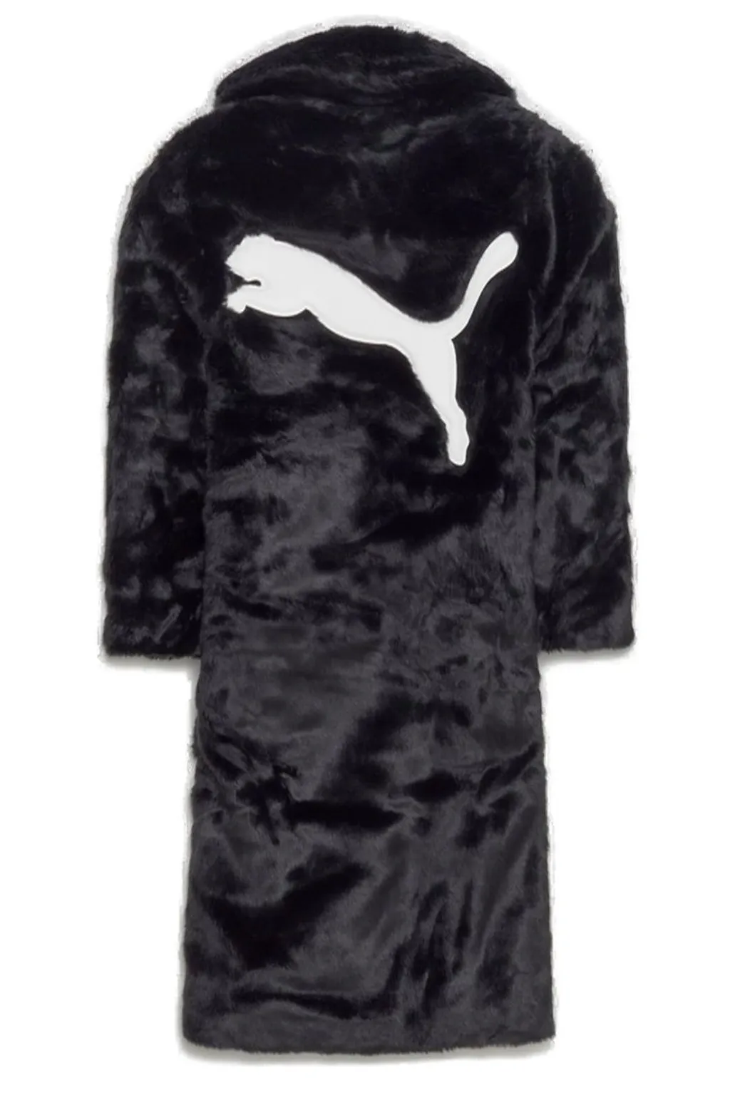 Puma Faux Fur Double-Breasted Coat