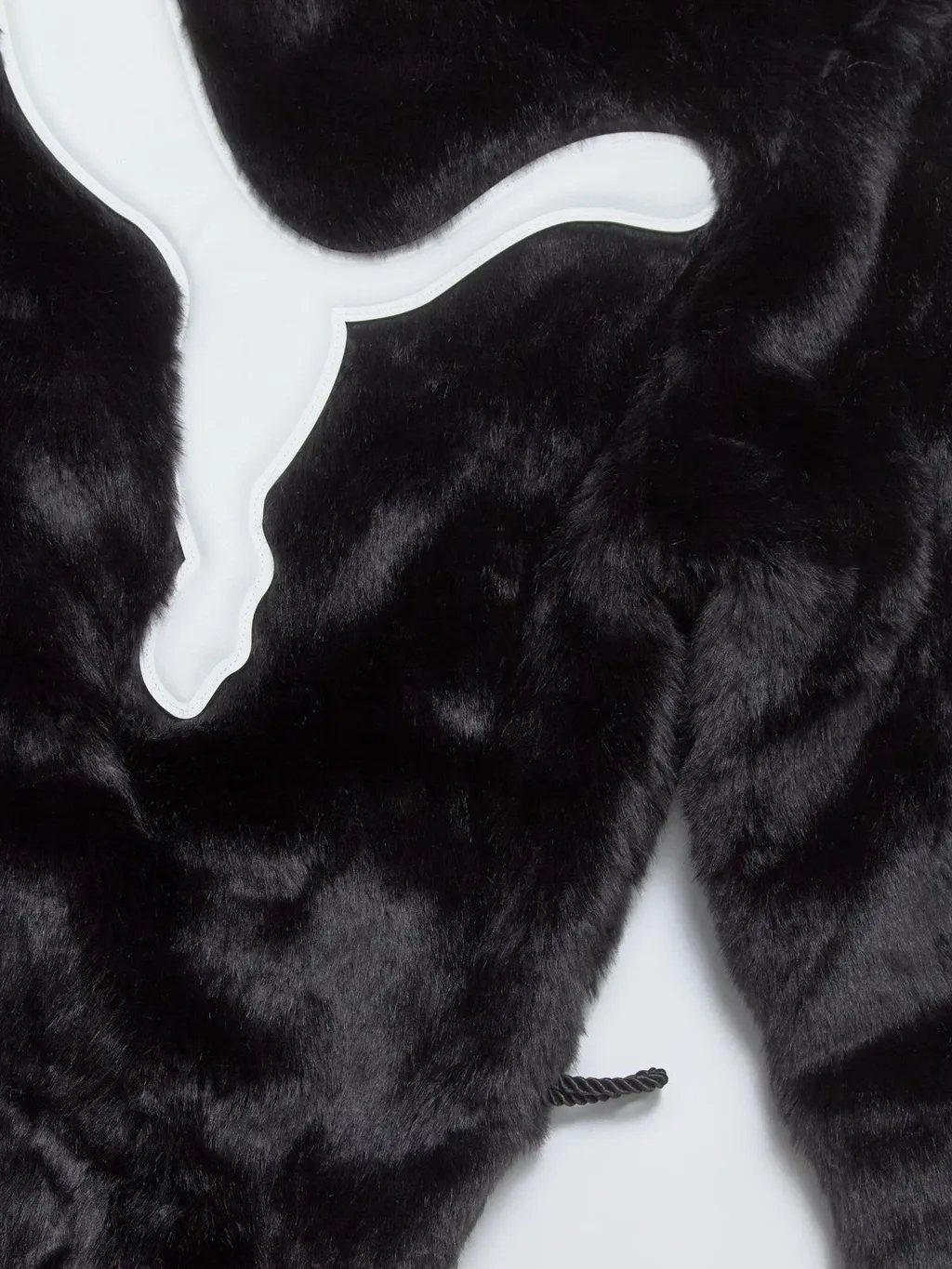 Puma Faux Fur Double-Breasted Coat